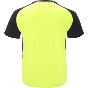 Bugatti rvid ujj gyerek sportpl, fluor yellow, solid black (T-shirt, pl, kevertszlas, mszlas)