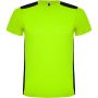 Detroit rvid ujj gyerek sportpl, lime, solid black