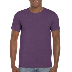 Gildan SoftStyle frfi pl, Heather Aubergine (T-shirt, pl, kevertszlas, mszlas)