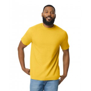 Gildan Softstyle Midweight frfi pl, Mustard (T-shirt, pl, 90-100% pamut)