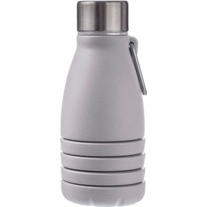 sszehajthat palack szilikonbl, 550 ml, szrke (sportkulacs)