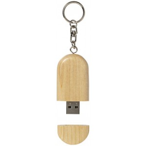 Oval fa pendrive, 4GB (raktri) (pendrive)