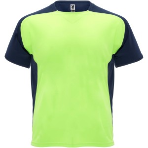 Roly Bugatti rvid ujj uniszex sportpl, fluor green, navy blue