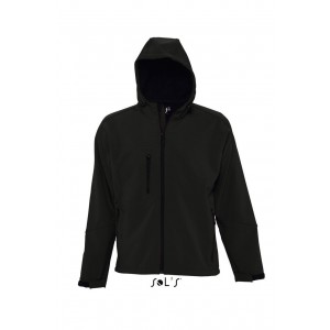 Sols Replay frfi kapucnis softshell dzseki, Black (dzseki)