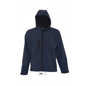 Sols Replay frfi kapucnis softshell dzseki, French Navy (dzseki)