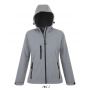 Sols Replay ni kapucnis softshell dzseki, Grey Melange